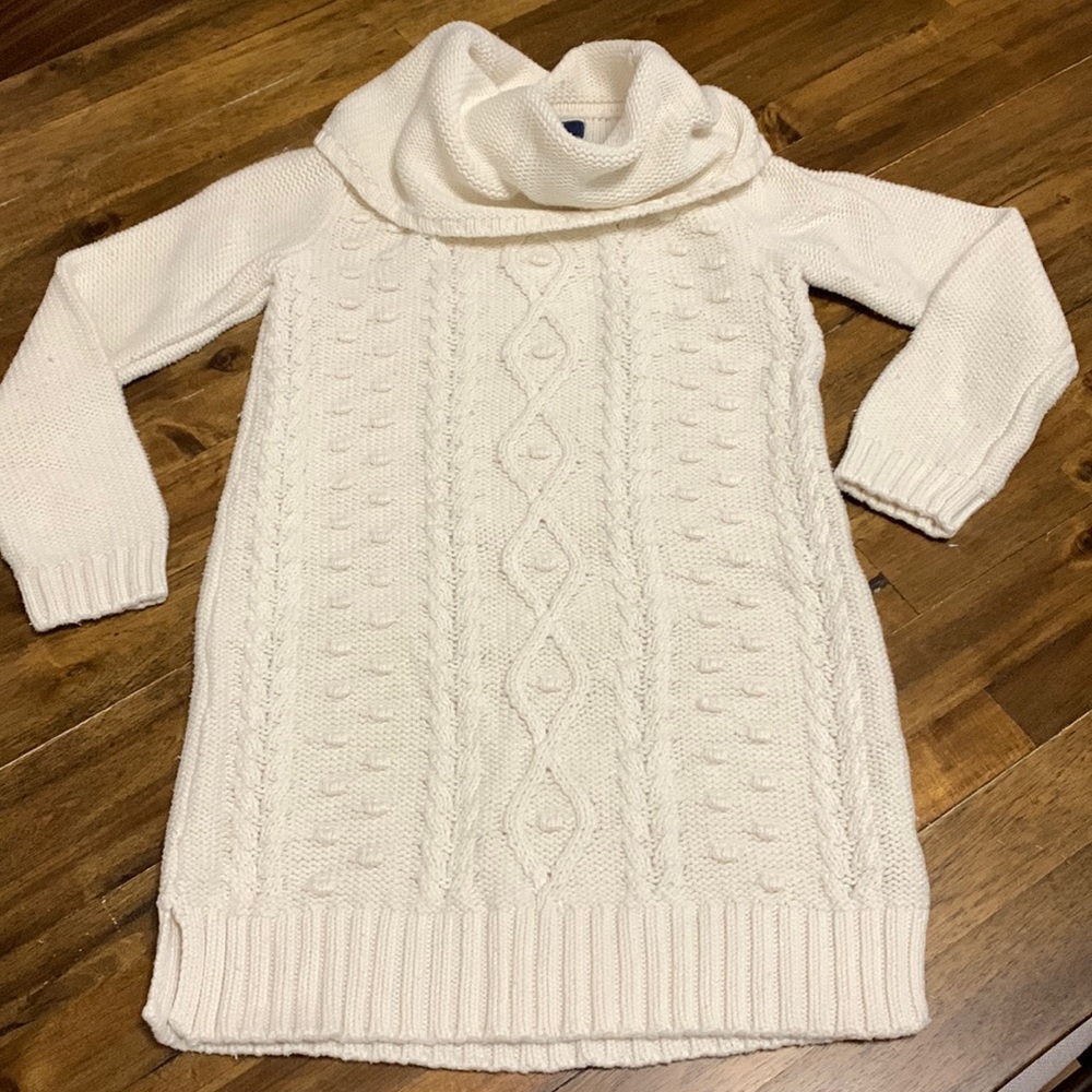 Long sweater for girl, knitted. Gap kids. Size: M(8)